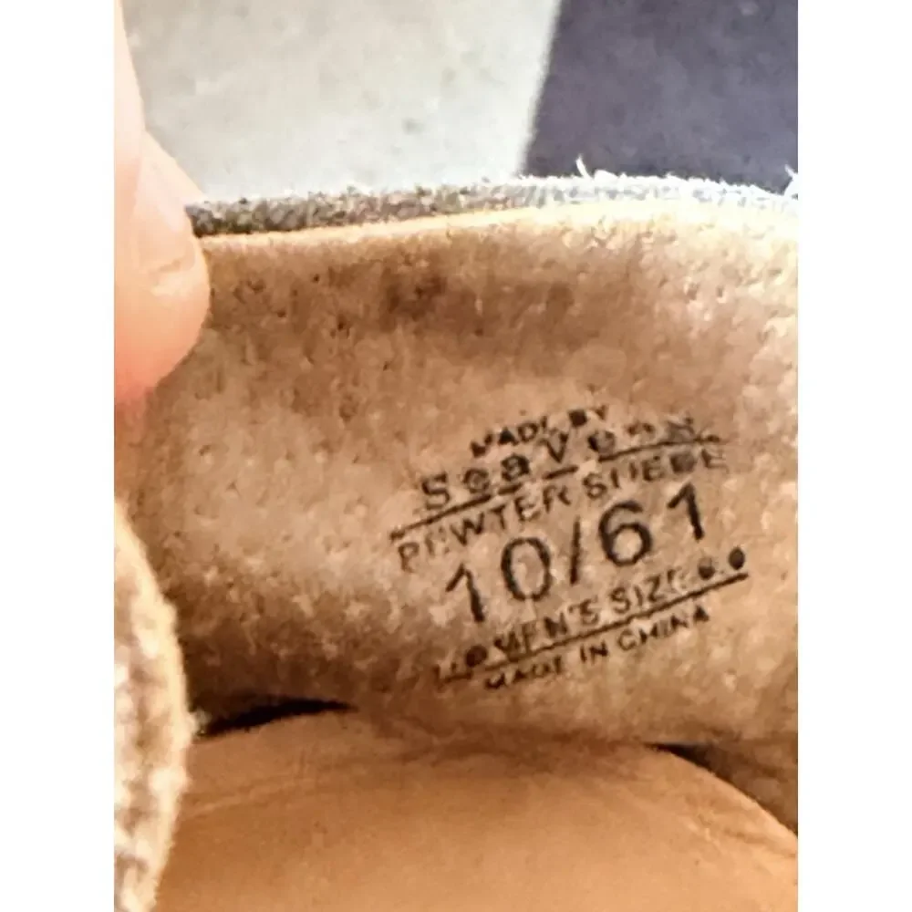 Seavees 10/61 Oxford shoes suede for women gray size 6